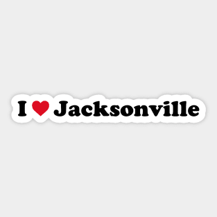 I Love Jacksonville Sticker